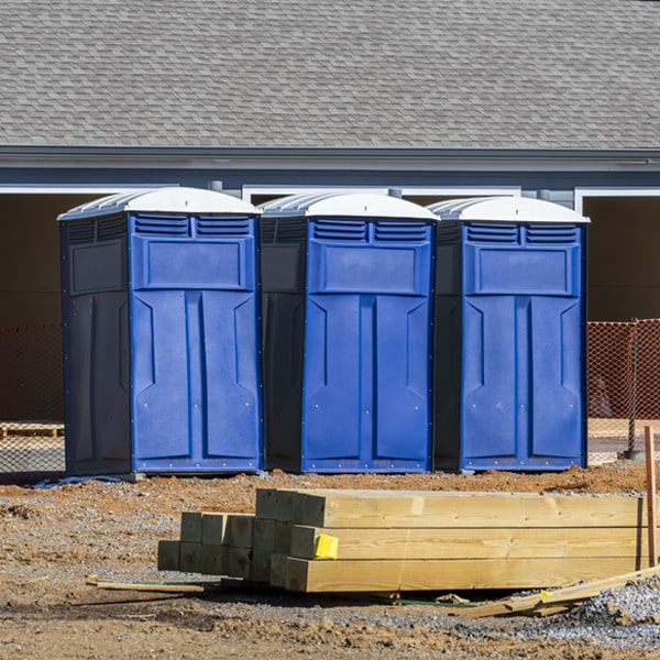 can i customize the exterior of the porta potties with my event logo or branding in Concordia